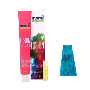 رنگ مو مارال (Maral) مدل Fusion Color شماره 7.105 رنگ آبی رویال حجم 100 میلی‌لیتر