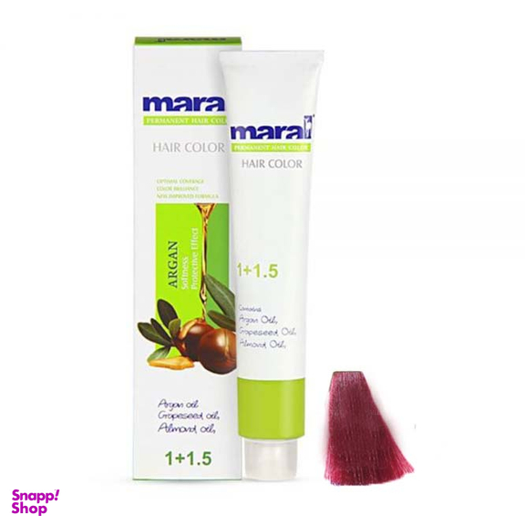 رنگ مو مارال (Maral) شماره 6.961 رنگ قرمز مخملی حجم 100 میلی‌لیتر