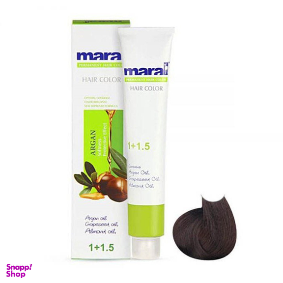 رنگ مو مارال (Maral) شماره 5.00 رنگ قهوه ای روشن اسکترا حجم 100 میلی‌لیتر