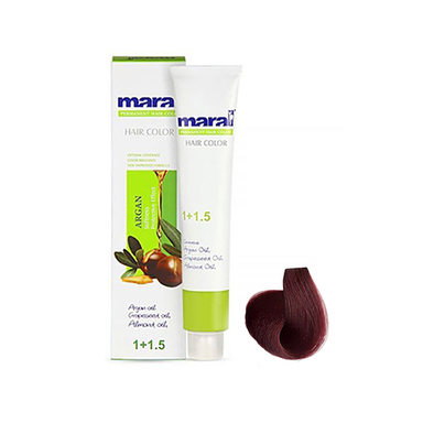 رنگ مو مارال (Maral) شماره 5.69 رنگ یاقوتی شرابی روشن حجم 100 میلی‌لیتر