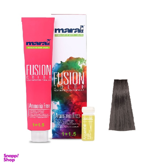 رنگ مو مارال (Maral) مدل Fusion شماره 5.110 رنگ خاکستری مات حجم 100 میلی‌لیتر