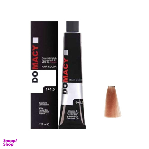 رنگ مو دوماسی (Domacy) شماره 8.600 رنگ هلویی حجم 120 میلی‌ لیتر