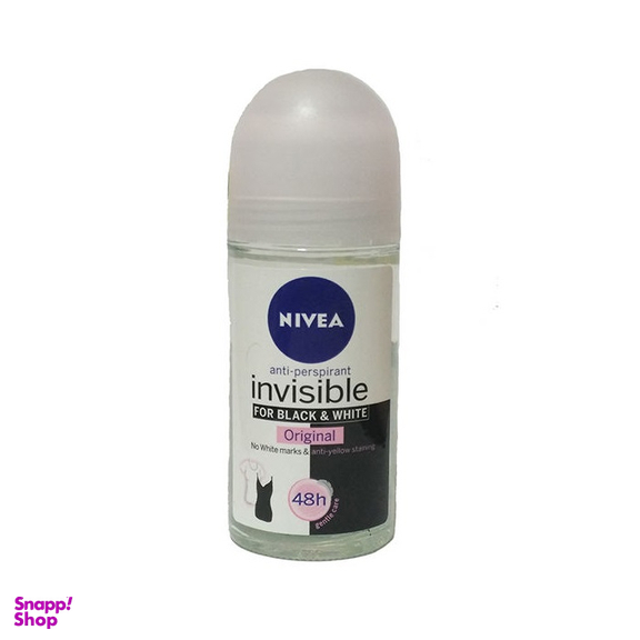 رول ضد تعریق زنانه نیوآ (Nivea) مدل Black و White Invisble حجم 50 میلی‌لیتر