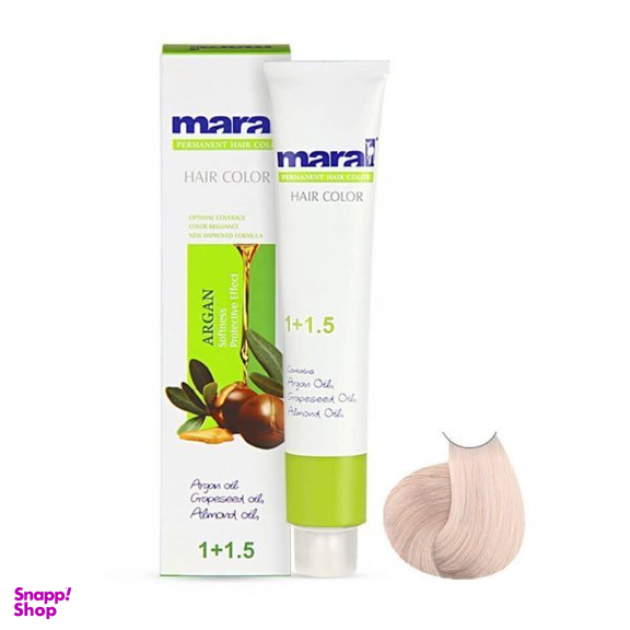 رنگ مو مارال (Maral) شماره 12.18 حجم 100 میلی‌ لیتر رنگ عروسکی رویال