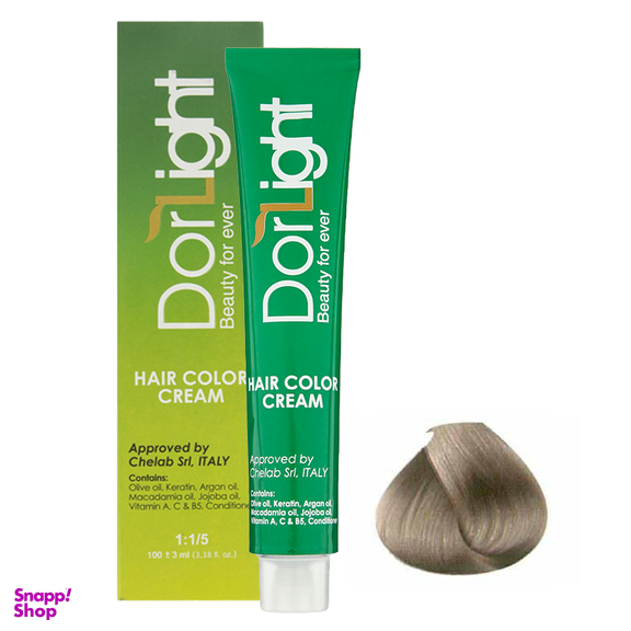 رنگ مو دورلایت شماره 901 رنگ پلاتینه فوق روشن خاکستری حجم 100 میلیلیتر