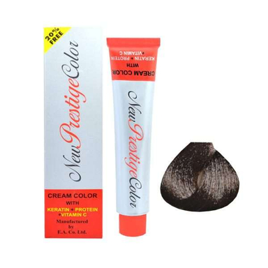 رنگ مو نیو پرستیژ کالر (New Prestige Color) شماره 4 رنگ قهوه‌ای حجم 120 میلی‌لیتر