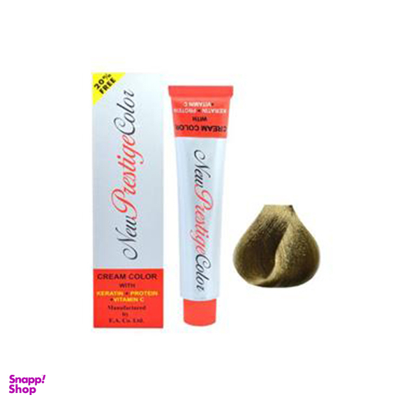 رنگ مو نیو پرستیژ کالر (New Prestige Color) شماره 8.3 رنگ بلوند زیتونی روشن حجم 120 میلی‌لیتر