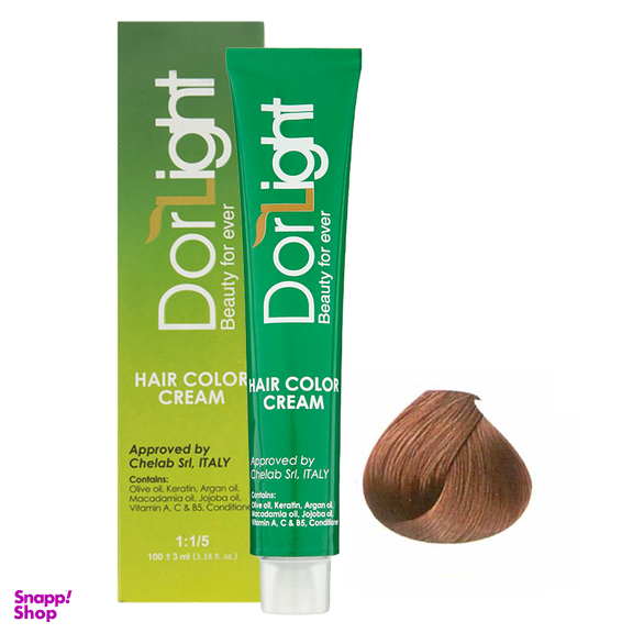 رنگ مو دورلایت (Dor Light) شماره 6.0 رنگ بلوند تیره حجم 100 میلی‌لیتر