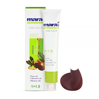 رنگ مو مارال (Maral) شماره 6.68 رنگ ماهگونی شرابی حجم 100 میلی‌لیتر