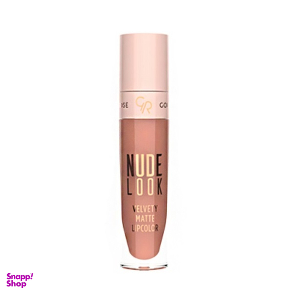 رژ لب مایع گلدن رز (Golden Rose) مدل Nude Look Natural Shine