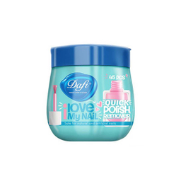 دستمال مرطوب لاک پاک کن دافی (Dafi) مدل I Love My Nail بسته 45 عددی
