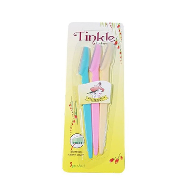 تیغ اصلاح ابرو تینکل (Tinkle) کد 006 چند رنگ بسته 3 عددی