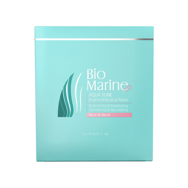 ماسک روشن کننده صورت و گردن بایو مارین (Bio Marine) مدل Aqua Tone حجم 15 میلی‌لیتر