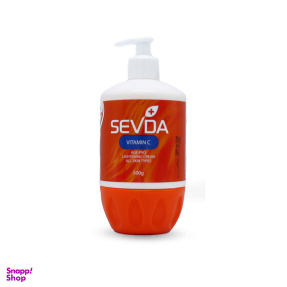 کرم آبرسان سودا (Sevda) مدل VITAMIN C وزن 500 گرم