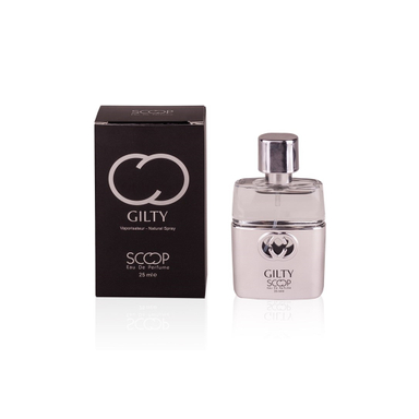 عطر جیبی مردانه اسکوپ (Scoop) مدل Gilty حجم 25 میلیلیتر