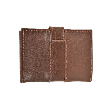 آینه چرمی کهن چرم (Kkohan leather) مدل Lm22- 7 رنگ قهوه‌ای