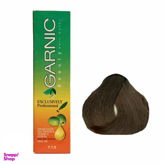 کیت رنگ مو گارنیک شماره 3 رنگ طبیعی قهوه‌ ای تیره حجم 120 میلی‌ لیتر