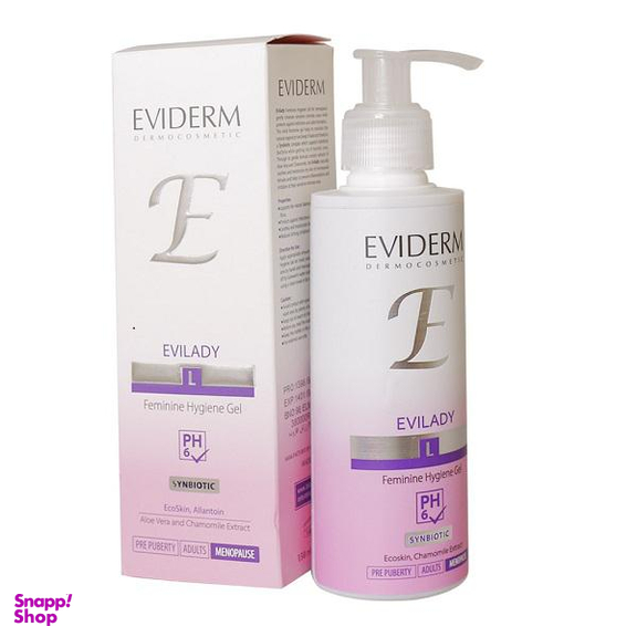 ژل بهداشتی بانوان یایسه اویدرم (Eviderm) مدل آلویه ورا حجم 150 میلی‌لیتر