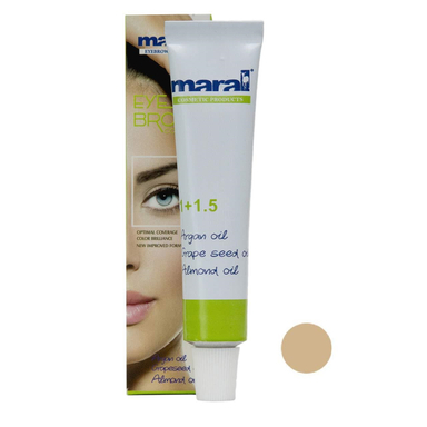 رنگ ابرو مارال (Maral) شماره 9 حجم 15 میلی‌ لیتر رنگ بلوند کاراملی روشن