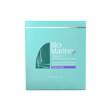 ماسک سفت کننده صورت و گردن بایو مارین (Bio Marine) مدل Aqua Lift حجم 15 میلیلیتر