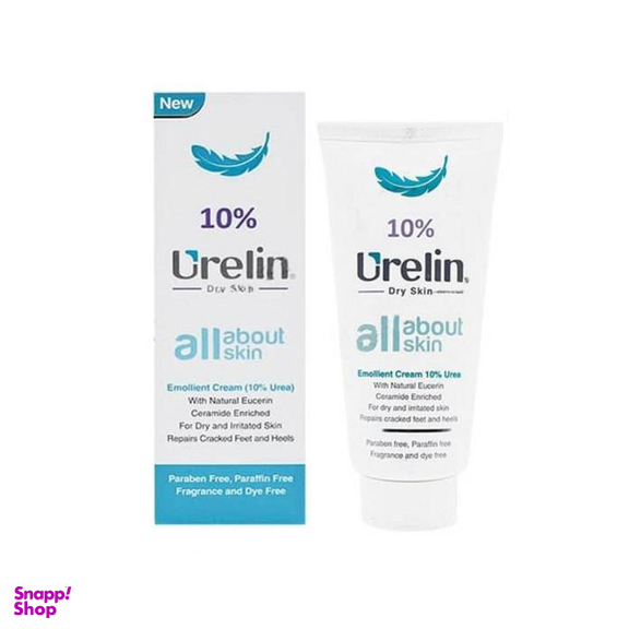 کرم نرم کننده و آبرسان اورلین (Urelin) مدل اوره 10% حجم 100 میلی‌لیتر