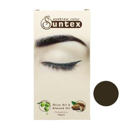 کیت رنگ ابرو سانتکس (Suntex) شماره E7.2 رنگ بلوند زیتونی متوسط حجم 30 میلی‌لیتر