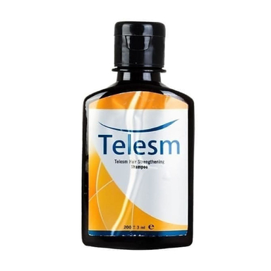 شامپو تقویت کننده و ضد ریزش مو سر طلسم (Telesm) مدل Hair strengthening حجم 200 میلی‌لیتر