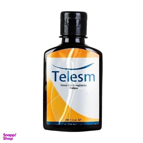 شامپو تقویت کننده و ضد ریزش مو سر طلسم (Telesm) مدل Hair strengthening حجم 200 میلی‌لیتر