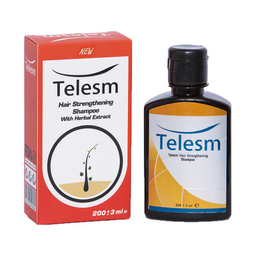 شامپو تقویت کننده و ضد ریزش مو سر طلسم (Telesm) مدل Hair strengthening حجم 200 میلی‌لیتر