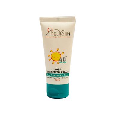 کرم ضدآفتاب کودک مدیسان (Medisun) با SPF40 حجم 50 میلی‌لیتر