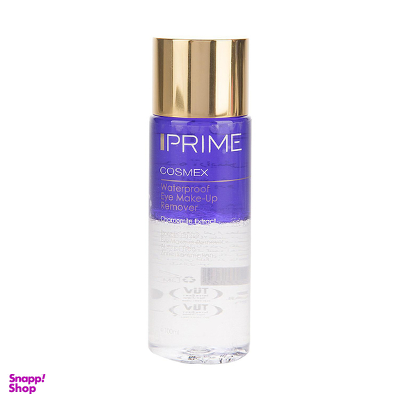 پاک‌ کننده آرایش ضد آب چشم پریم (Prime) مدل دو فاز حجم 100 میلی‌لیتر