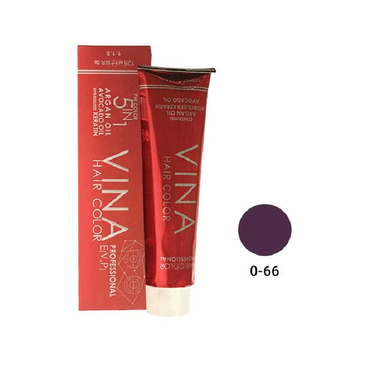 واریاسیون مو وینا (Vina) شماره 0.66 E12 رنگ بنفش حجم 15 میلی‌لیتر