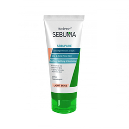 کرم یکنواخت کننده پوست آردن (Ardene) سری Sebuma مدل Sebopure رنگ بژ روشن حجم 30 میلی لیتر
