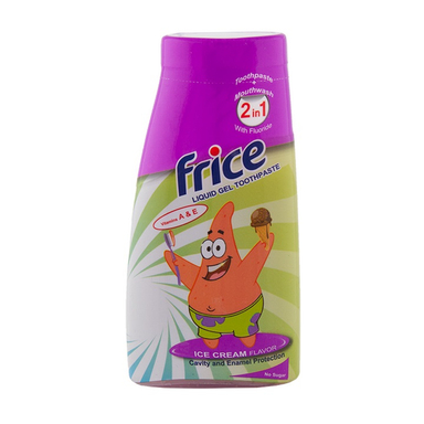 خمیر دندان ژله ای کودک فریس (Frice) با طعم بستنی وزن 100 گرم