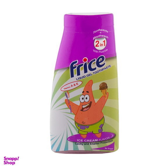 خمیر دندان ژله ای کودک فریس (Frice) با طعم بستنی وزن 100 گرم