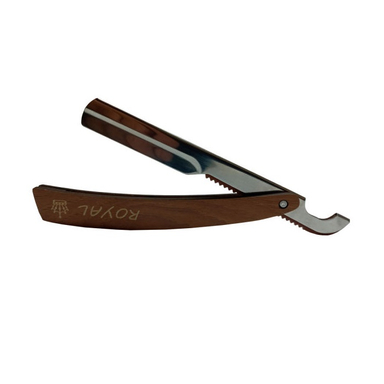 دسته تیغ اصلاح رویال (Royal) مدل کاچویی رنگ قهوه‌ای