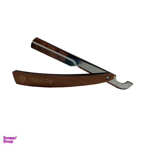 دسته تیغ اصلاح رویال (Royal) مدل کاچویی رنگ قهوه‌ای