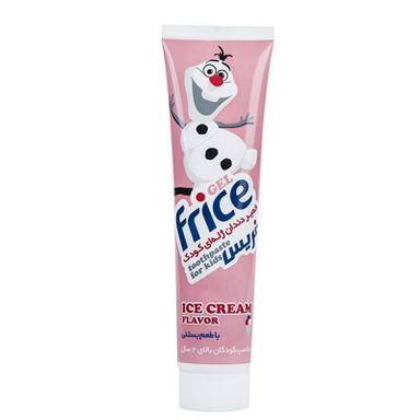 خمیر دندان ژل ای کودک فریس (Frice) با طعم بستنی وزن 70 گرم