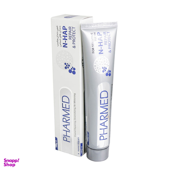 خمیر دندان نانو فارمد (Pharmed) مدل N HAP Sensitive حجم 100 گرمی