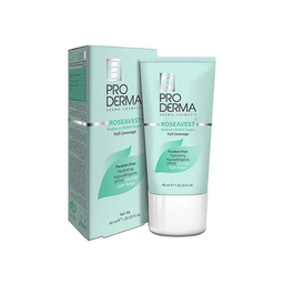 کرم مرطوب کننده رنگی پرودرما (Pro Derma) مناسب پوست معمولی و حساس با SPF 40 بژ روشن