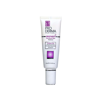 کرم روشن کننده پوست پرودرما (ProDerma) مدل SPOTVEST حجم 20 میلی‌لیتر