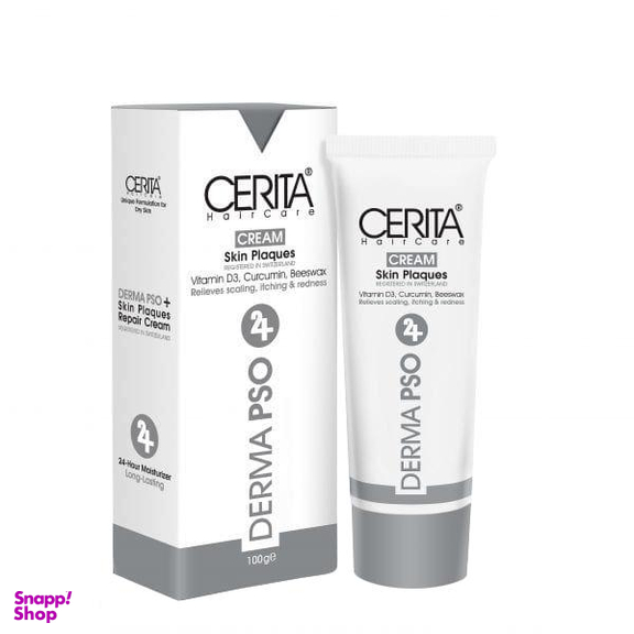 کرم ترمیم کننده سریتا (Cerita) مدل Derma PSO 24H حجم 100 میلی‌ لیتر