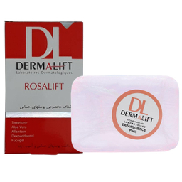 پن شفاف مناسب پوستهای حساس درمالیفت (Dermalift) مدل Rosalift وزن 100 گرم