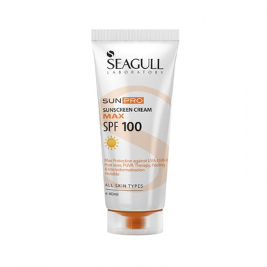 کرم ضدآفتاب سی گل (Seagull) با SPF100 حجم 40 میلی‌لیتر