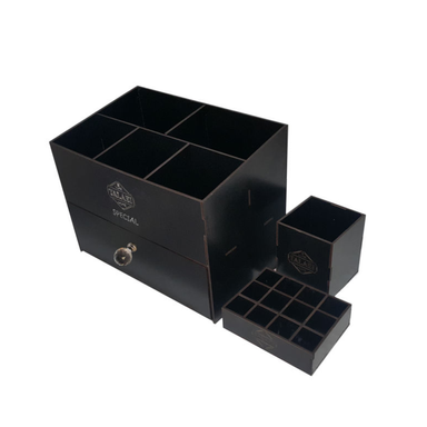 استند لوازم آرایشی لوکس طلایی (Golden luxe) مدل LTMB006w