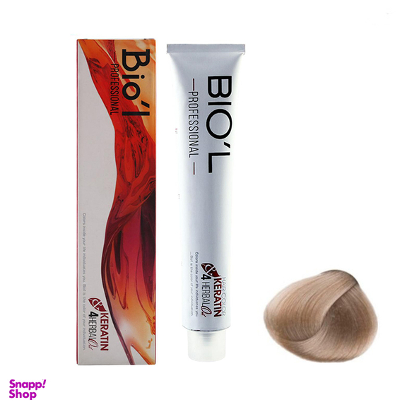 رنگ مو بیول (Biol) سری Professional شماره 0082 رنگ بلوند صدفی روشن حجم 100 میلی‌ لیتر