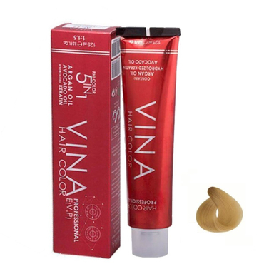 رنگ مو وینا (Vina) شماره 11.0 N10 رنگ بلوند پلاتینه خیلی روشن حجم 125 میلی‌لیتر