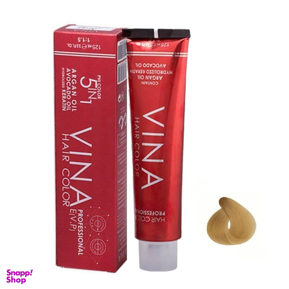 رنگ مو وینا (Vina) شماره 11.0 N10 رنگ بلوند پلاتینه خیلی روشن حجم 125 میلی‌لیتر