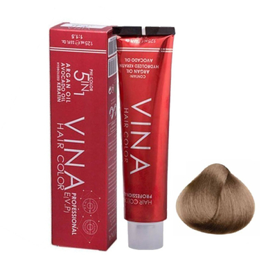 رنگ مو وینا (Vina) شماره 7.00 رنگ بلوند متوسط قوی حجم 125 میلی‌لیتر