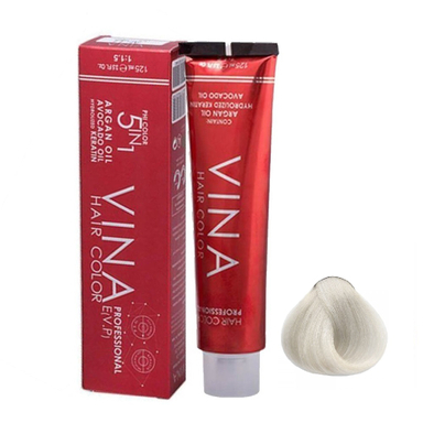 رنگ مو وینا (Vina) شماره 90.00 رنگ یخی حجم 125 میلی‌لیتر